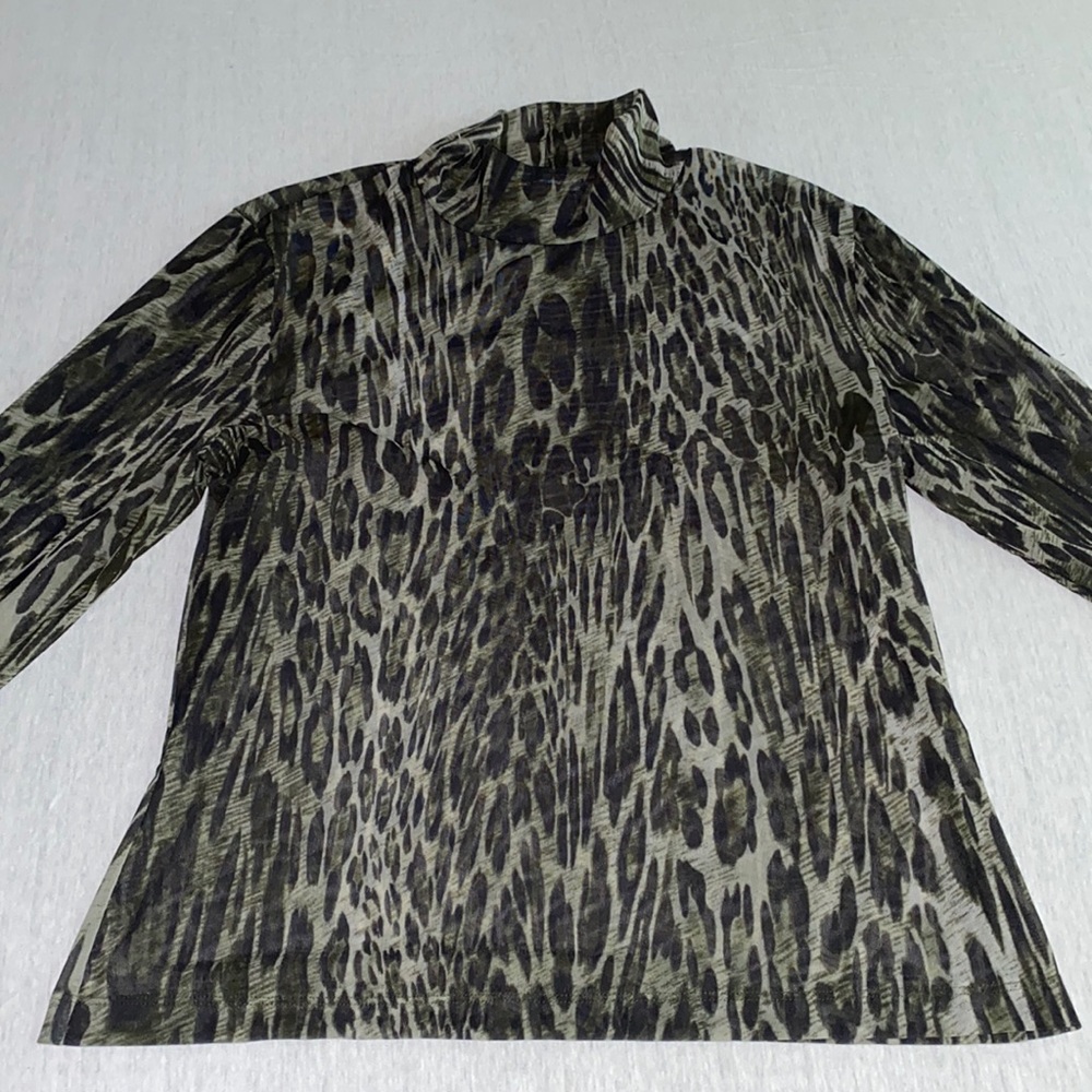 Mesh St. John Neck Long Sleeve